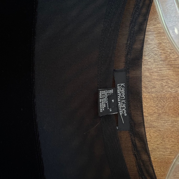 Karen Kane formal long velvet dress size P - Picture 4 of 4